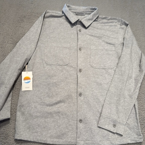 VUORI Coronado Shirt Jacket size XXL Gray Button-Up Shirt - Picture 4 of 7